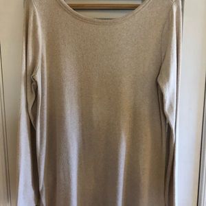 Beige Sweater Top